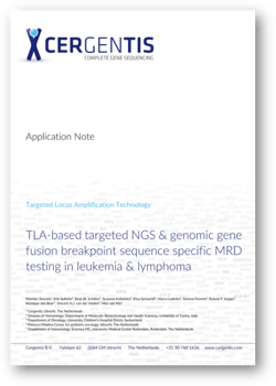 Application note - MRD testing in leukemia and lymphoma