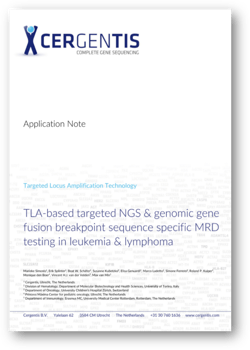 Application note - MRD testing in leukemia and lymphoma Application note - MRD testing in leukemia and lymphoma