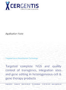 Targeted complete NGS and quality control of transgenes, integration sites and gene editing in heterogeneous cell & gene therapy products