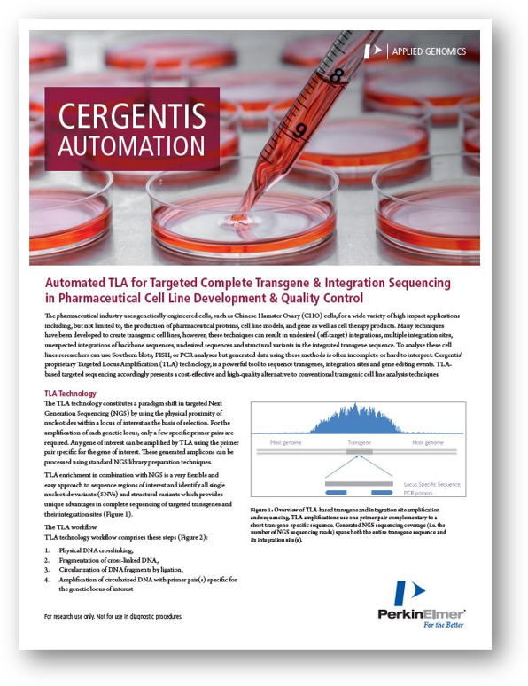 Application note - TLA automation with PerkinElmer Application note - TLA automation with PerkinElmer
